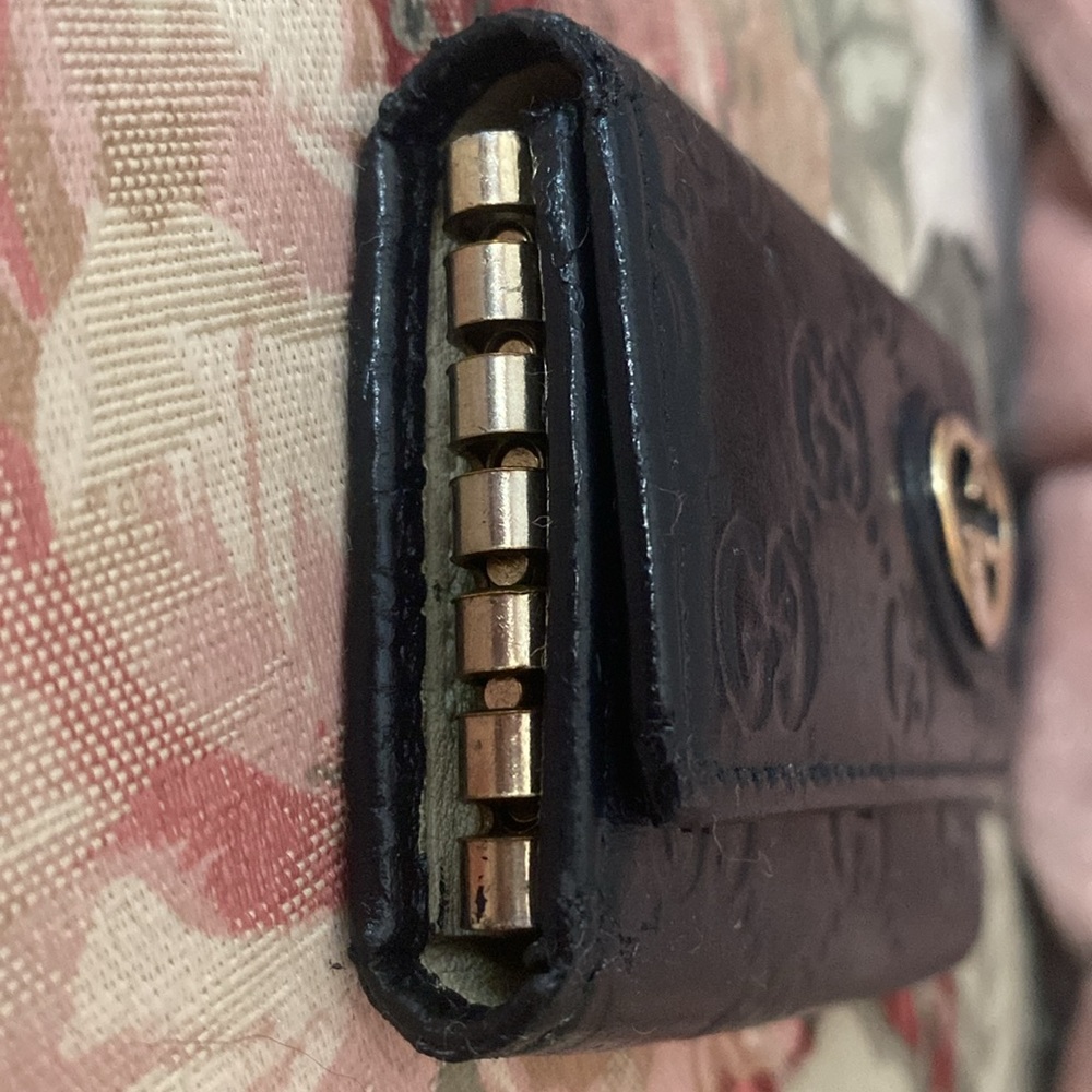 Authentic GUCCI GUCCISSIMA Heart Key Case Excellent Condition + - Picture 5 of 11